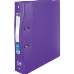 Oxford School Life - Classeur à anneaux - Dos 60 mm - A4 Maxi - pour 100 feuilles - disponible dans différentes couleurs