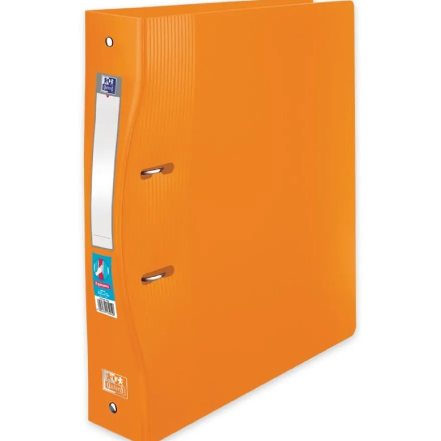 Oxford School Life - Classeur à anneaux - Dos 60 mm - A4 Maxi - pour 100 feuilles - disponible dans différentes couleurs