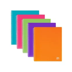 Oxford School Life - Porte vues à spirale - 80 vues - A4 - disponible dans différentes couleurs