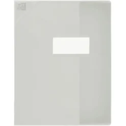 Oxford School Life - Protège cahier - 17 x 22 cm - transparent