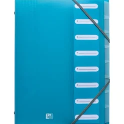 Oxford School Life - Trieur polypro 8 positions - disponible dans différentes couleurs