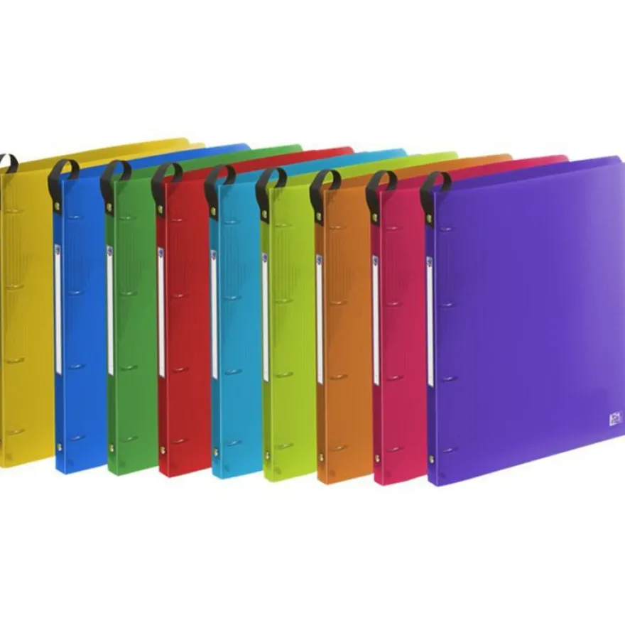 Oxford School Life Class'up - Classeur à anneaux - Dos 20 mm - A4 Maxi - pour 100 feuilles - 4 anneaux automatiques - disponible dans différentes couleurs