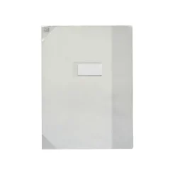Oxford Strong Line - Protège cahier sans rabat - 24 x 32 cm - incolore translucide