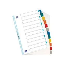 Oxford StrongLine - Intercalaire 12 positions - A4 - carte blanche