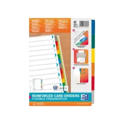 Oxford StrongLine - Intercalaire 6 positions - A4 - carte blanche