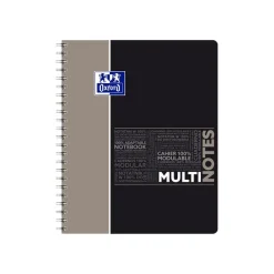 Oxford Student Multinotes - Cahier à spirales A4+ - 160 pages - feuilles perforées détachables - grands carreaux (Seyes)