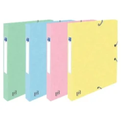 Oxford Top File+ - Boîte de classement - dos 40 mm - disponible dans différentes couleurs pastels