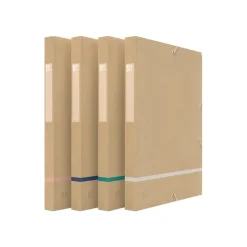 Oxford Touareg - Boîte de classement kraft - dos 25 mm - disponible dans différentes couleurs