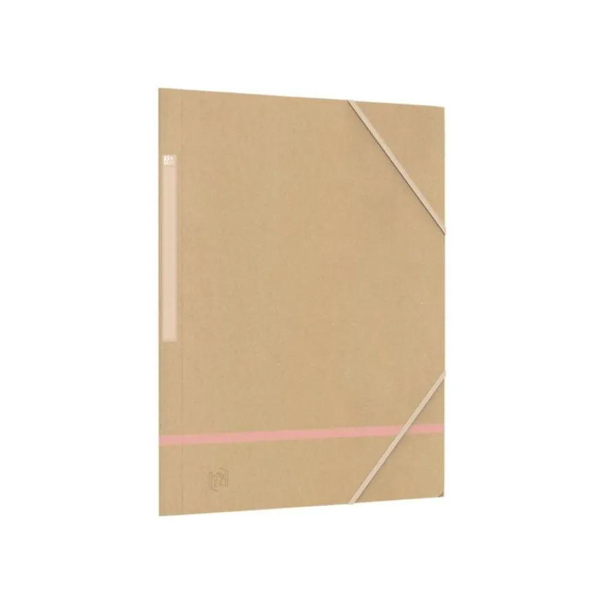Oxford Touareg - Chemise à 3 rabats - A4 - pour 200 feuilles - disponible dans différentes couleurs krafts