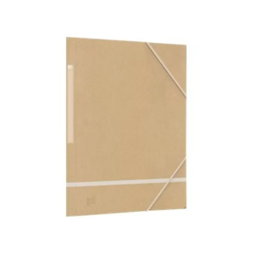 Oxford Touareg - Chemise à 3 rabats - A4 - pour 200 feuilles - disponible dans différentes couleurs krafts