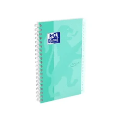 Oxford Touch - Répertoire à spirale 11 x 17 cm - 100 pages - petits carreaux (5x5 mm) - disponible dans différentes couleurs