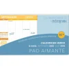 Pad aimanté hebdomadaire 2025-2026