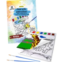 Paint with watercolour Wildlife (peinture à l'eau)