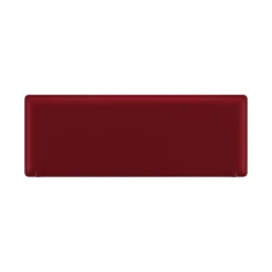 Panneau acoustique avec patine de fixation - L140 x 40 cm - Rouge