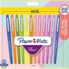 Paper Mate Flair Pastel - Pack de 12 feutres fins - pointe moyenne - couleurs assorties