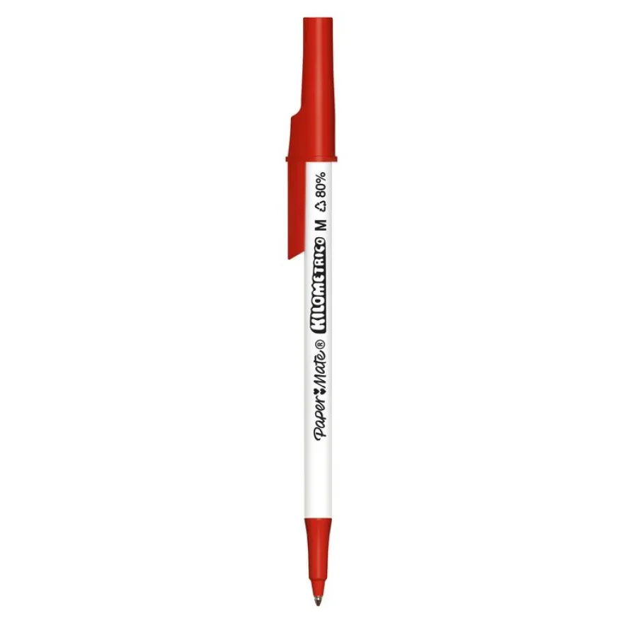 Paper Mate Kilometrico - 8 Stylos à bille - pointe moyenne de 1 mm - couleurs assorties
