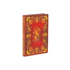 Paperblanks Flexis Fiammetta - Journal - 175 x 225 mm - 88 feuilles / 176 pages - ligné - Baroque - couverture rouge - papier