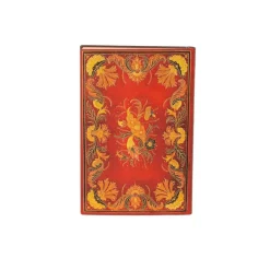 Paperblanks Flexis Fiammetta - Journal - 175 x 225 mm - 88 feuilles / 176 pages - ligné - Baroque - couverture rouge - papier