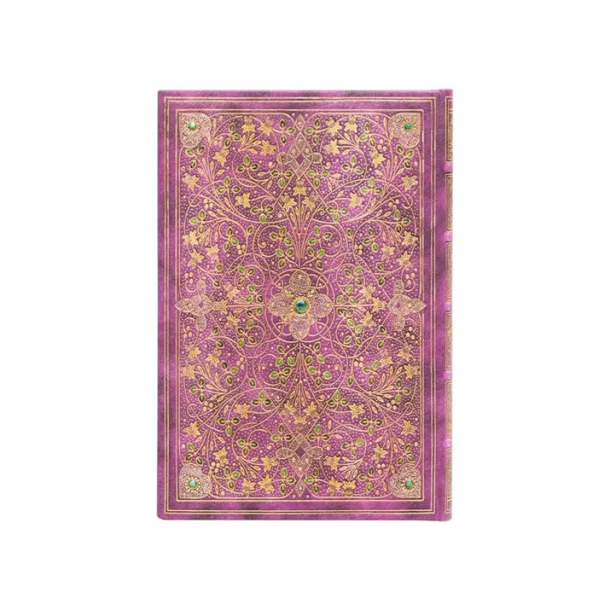 Paperblanks Sangorski & Sutcliffe - Carnet de notes - 9,5 x 14 cm - 176 pages - ligné - rose