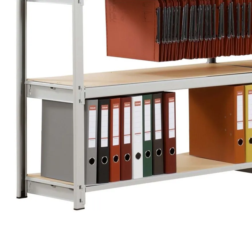Paperflow Rang'Eco - 6 plateaux isorel pour rack de stockage pour dossiers suspendus - 125 x 37 cm