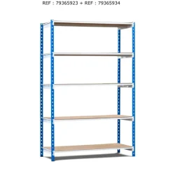 Paperflow Rang'Eco - Rack à étagère - élément de départ 5 niveaux - 100 x 200 x 34 cm