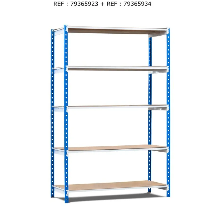 Paperflow Rang'Eco - Rack à étagère - élément de départ 5 niveaux - 100 x 200 x 34 cm