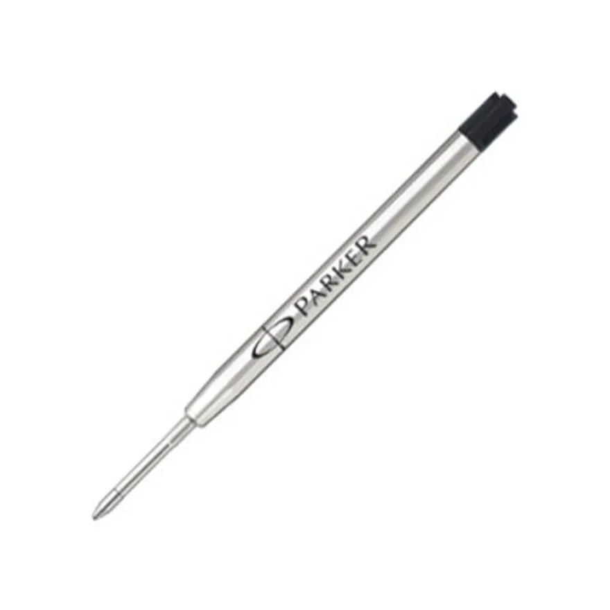 Parker - Recharge pour stylo à bille - noir - pointe moyenne