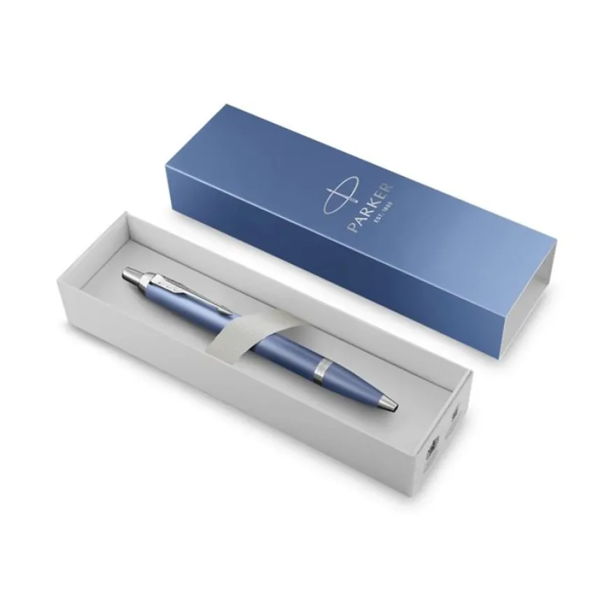 PARKER - Stylo à bille IM Rituals bleu - pointe moyenne - rétractable