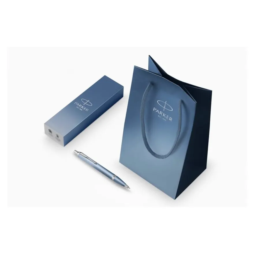 PARKER - Stylo à bille IM Rituals bleu - pointe moyenne - rétractable