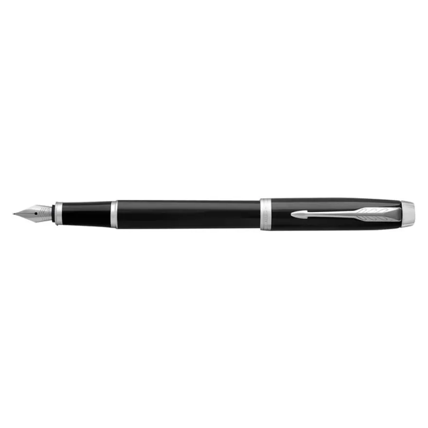 Parker IM - Stylo plume noir CT - pointe moyenne