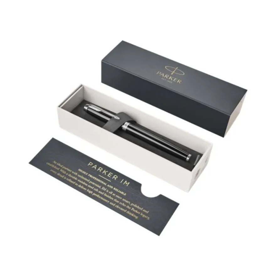 Parker IM - Stylo plume noir CT - pointe fine