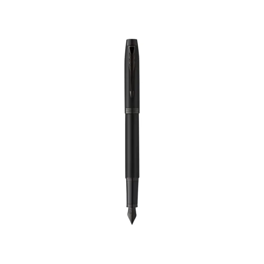 Parker IM Achromatic - Stylo plume noir mat - pointe fine