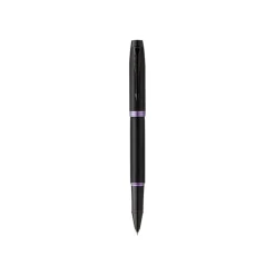 Parker IM Essential Vibrant Rings - Roller noir/violet - pointe fine