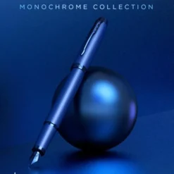 Parker IM Monochrome - Stylo plume bleu - pointe moyenne