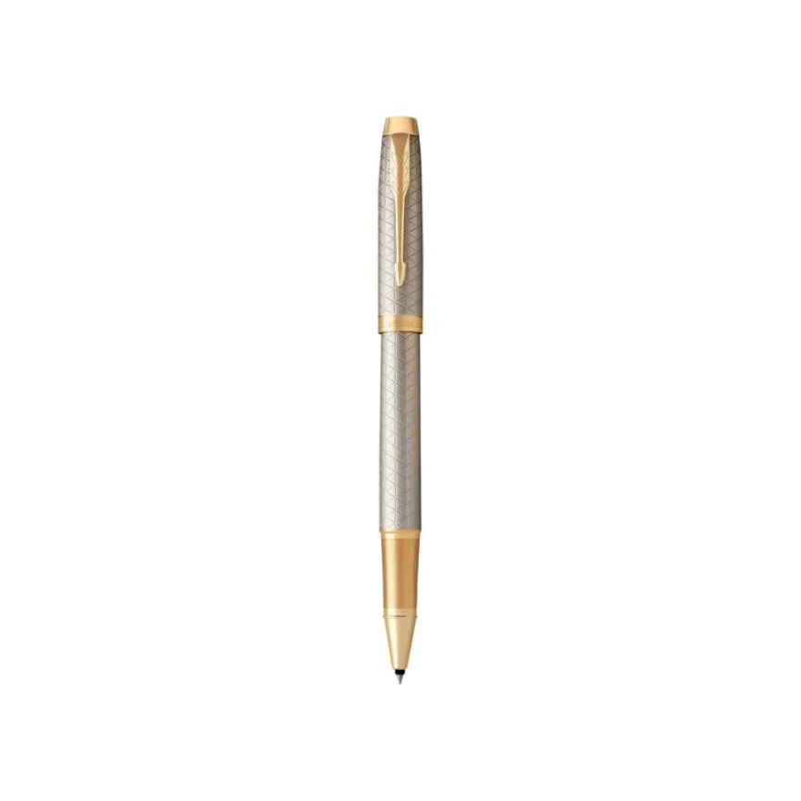 Parker IM Premium - Roller warm grey - pointe 0,7 mm