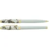 Parure bille + plume ENZO VARINI "Taormina XL Bugs" motifs abeilles coloris blanc