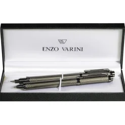 Parure bille + plume ENZO VARINI