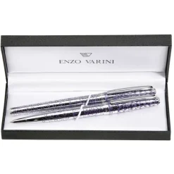 Parure bille + plume ENZO VARINI 