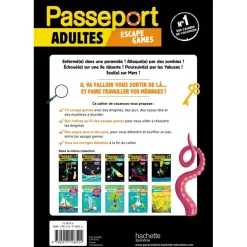Passeport Adultes - Escape Game - Cahier de vacances