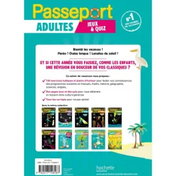 Passeport Adultes - Jeux et quiz - Cahier de vacances