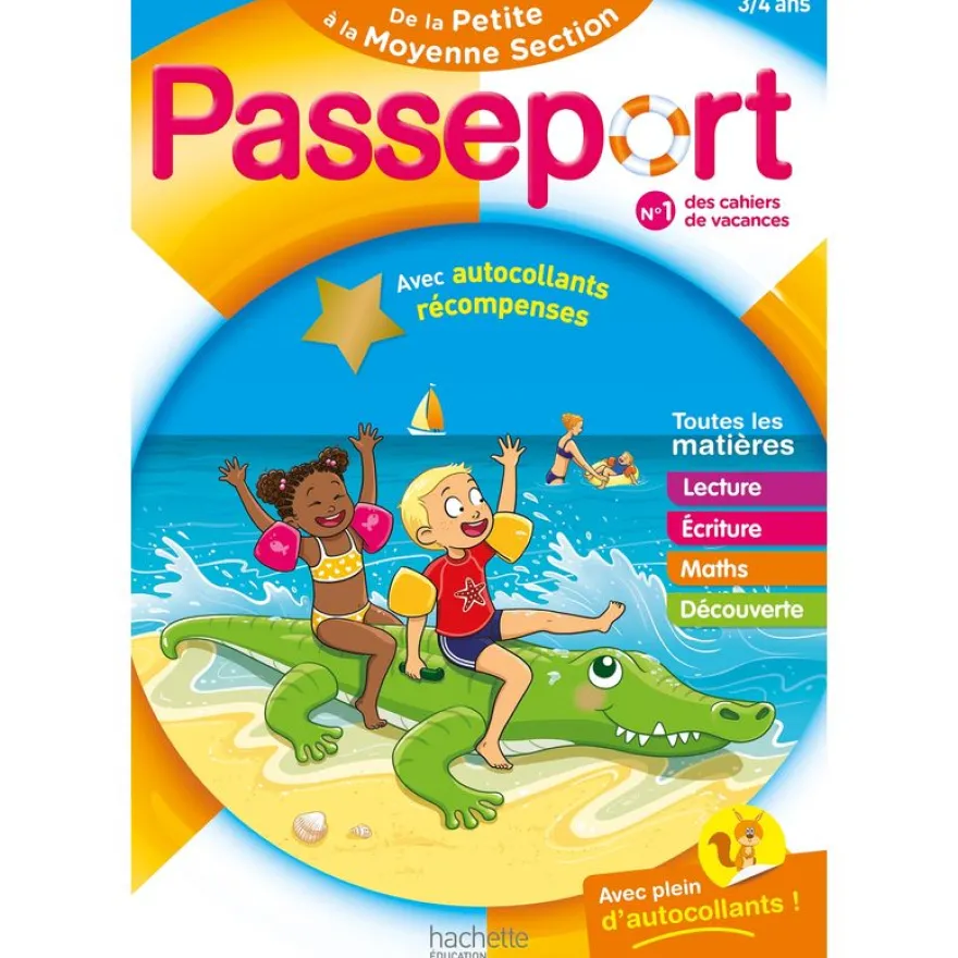 Passeport Maternelle - De la Petite à la Moyenne Section (3-4 ans) - Cahier de vacances