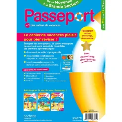 Passeport Maternelle - De la Moyenne Section à la Grande Section (4-5 ans) - Cahier de vacances