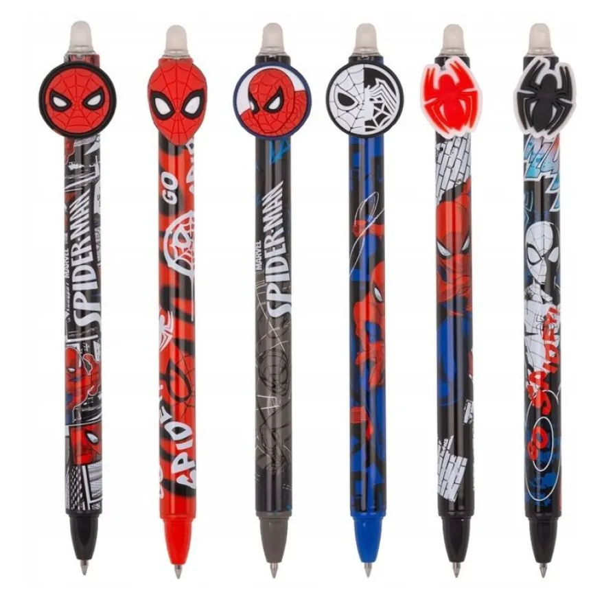 PATIO - Stylo à bille effaçables Spiderman