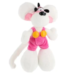 Peluche Diddl en salopette Rose 20cm