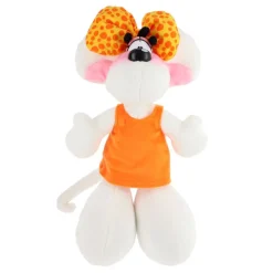 Peluche Diddlina en robe orange 30cm