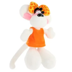 Peluche Diddlina en robe orange 20cm
