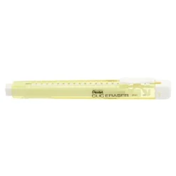 Pentel Clic Eraser - Porte-gomme - rectangle - jaune pastel