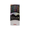 Pentel Hybrid Dual Metallic - 7 Rollers - couleurs métalliques assorties