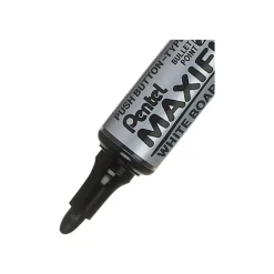 Pentel MAXIFLO - Marqueur effaçable - pointe ogive large - noir