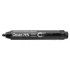 Pentel PEN N50 - Marqueur permanent rétractable - pointe ogive - noir